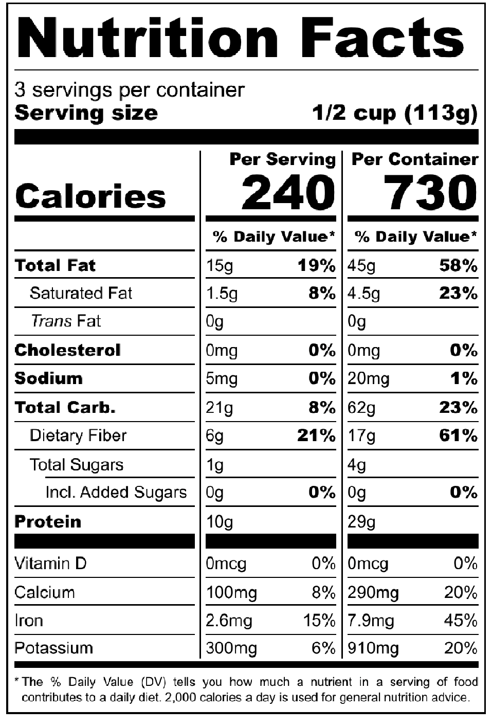 High Protein Chocolate Chip Cookie Dough Granola - 12 oz