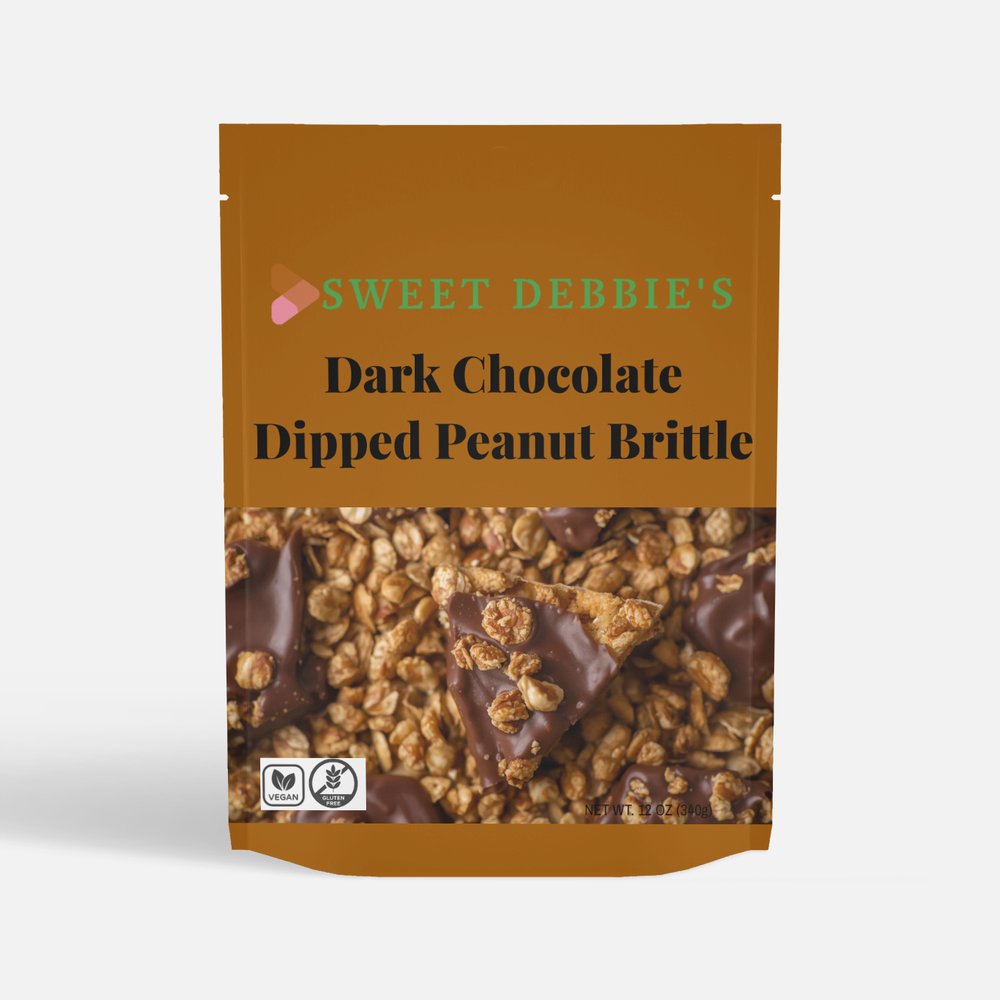 Dark Chocolate Dipped Peanut Brittle Granola - 12 oz