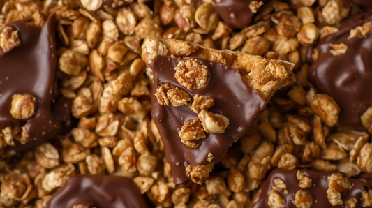 Dark Chocolate Dipped Peanut Brittle Granola - 12 oz